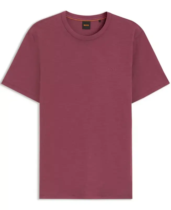 Men's Cotton-Jersey Regular-Fit T-Shirt - Medium Red - 3