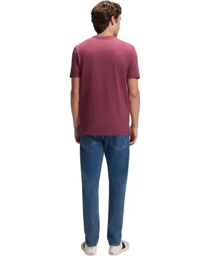 Men's Cotton-Jersey Regular-Fit T-Shirt - Medium Red - 4