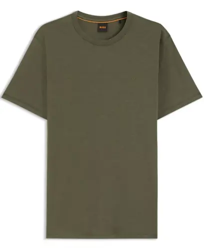 Men's Cotton-Jersey Regular-Fit T-Shirt - Medium Red - 9