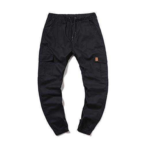 Erkek Pamuklu Kargo Pantolon Jogger, Erkekler İçin Kargo Pantolon, Erkek Kamuflaj Eşofman, Geniş Paça Jogger, Erkek Kırmızı Track Pantolon - 6