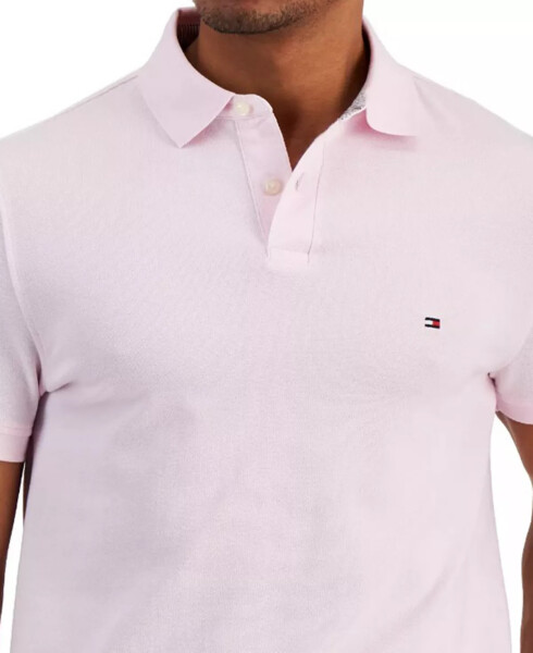 Erkek Pamuklu Klasik Fit 1985 Polo Açık Pembe - 3