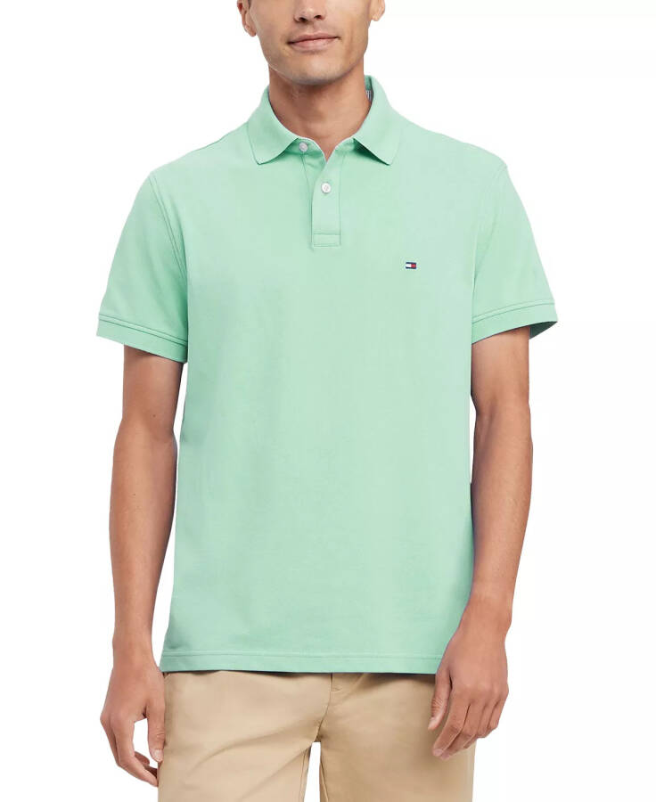 Erkek Pamuklu Klasik Fit 1985 Polo Mint Yeşili - 1