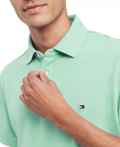 Erkek Pamuklu Klasik Fit 1985 Polo Mint Yeşili - 3