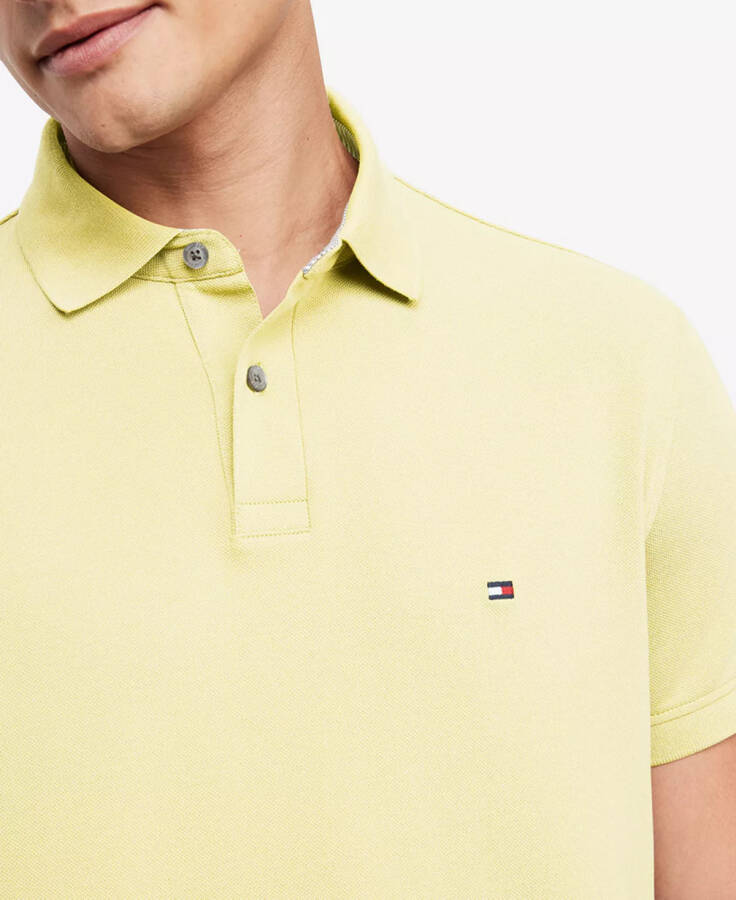 Erkek Pamuklu Klasik Fit 1985 Polo Sarı Lale - 3