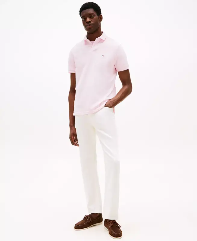 Men's Cotton Classic-Fit 1985 Polo Shirts - Light Pink - 2