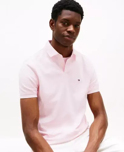 Men's Cotton Classic-Fit 1985 Polo Shirts - Light Pink 
