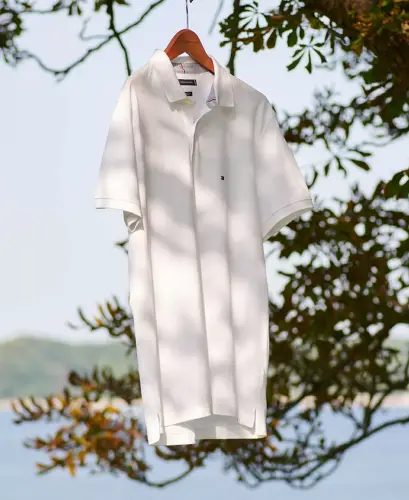 Men's Cotton Classic-Fit 1985 Polo Shirts - White - 6