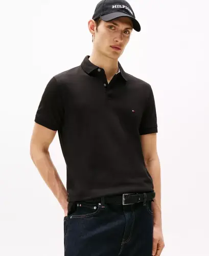 Men's Cotton Classic-Fit 1985 Polo Shirts - Black - 1
