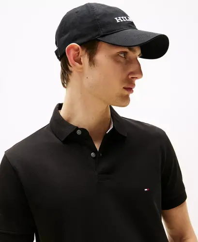 Men's Cotton Classic-Fit 1985 Polo Shirts - Black - 3