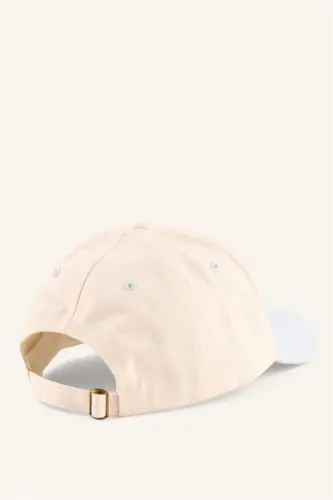 Erkek Renk Bloklu Pamuklu Cap Şapka-Mint - 5
