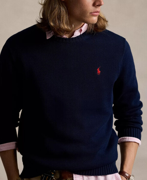 Erkek Pamuklu Sweatshirt Hunter Navy - 3