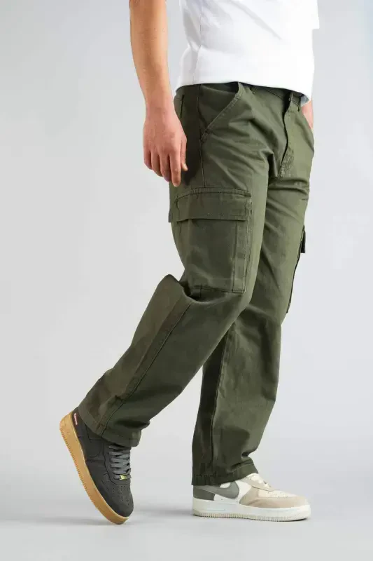 Erkek Pantolon Bagy Kargo Haki-Bagy Haki - 2