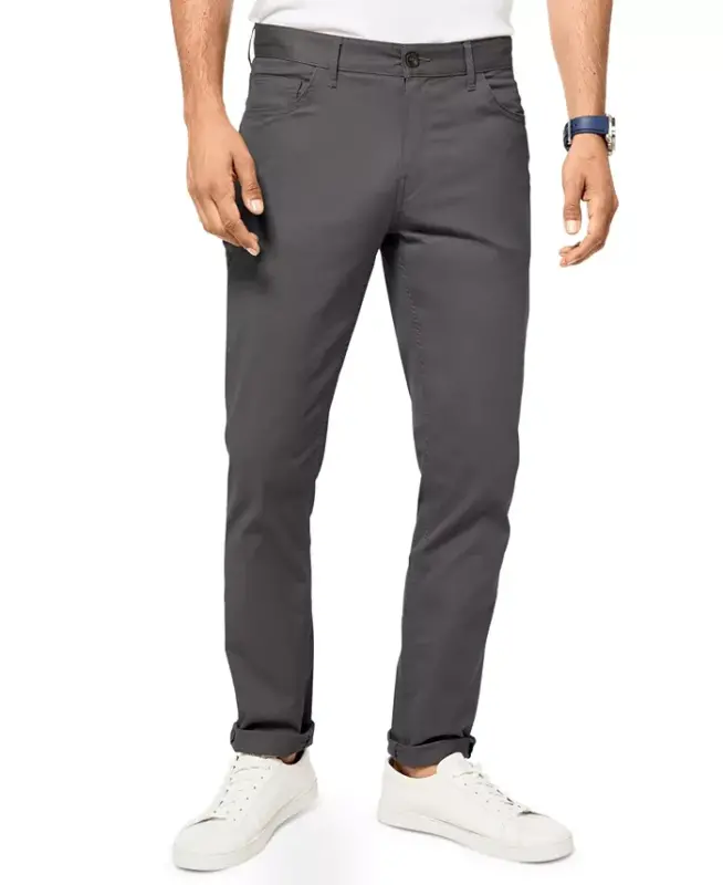 Men's Parker Slim-Fit Pants-Smoke - MICHAEL KORS