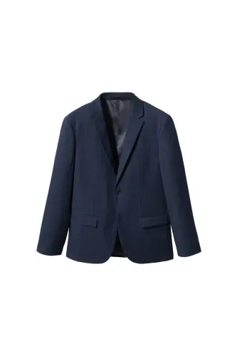 Erkek Parlak Mavi Ceket-Parlak Mavi - 4