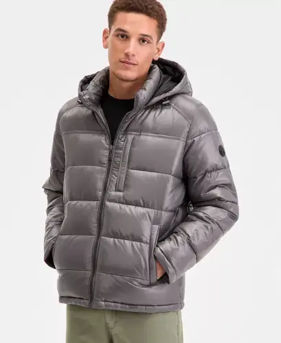 Men's Puffer Jacket - Smoke - 2
