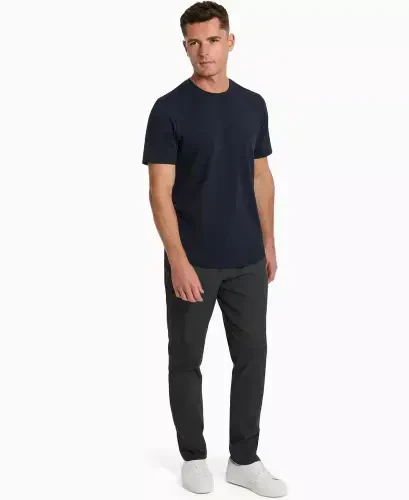 Men's Performance Crewneck T-Shirt-Navy - KENNETH COLE (1)