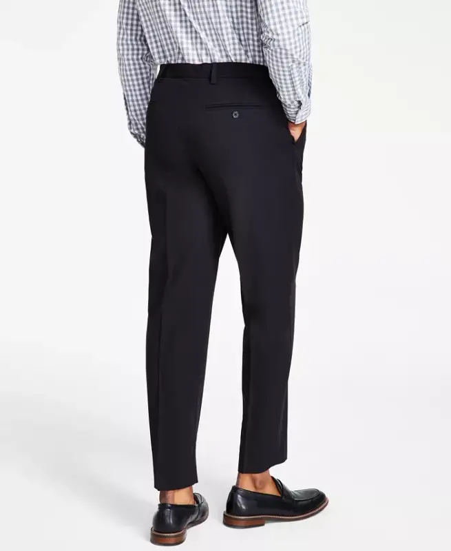 Men's Performance Stretch Modern-Fit Dress Pant - Black - 3