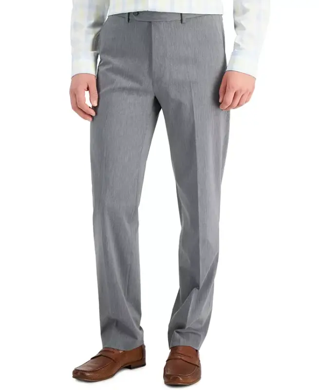 Men's Performance Stretch Modern-Fit Dress Pant - Light pastel grey - 2