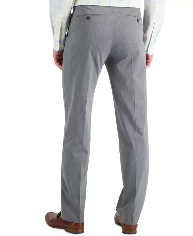 Men's Performance Stretch Modern-Fit Dress Pant - Light pastel grey - 3