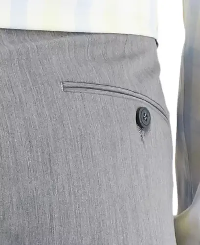 Men's Performance Stretch Modern-Fit Dress Pant - Light pastel grey - 6