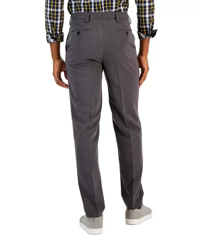 Men's Performance Stretch Modern-Fit Dress Pant - Mid Gray - 3