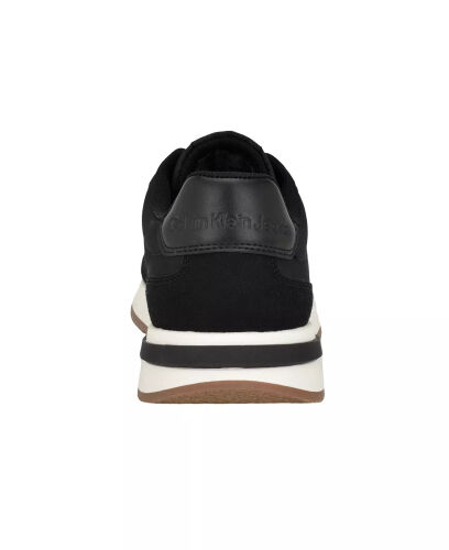 Men's Pezrand Casual Lace-Up Sneakers - Black - 3