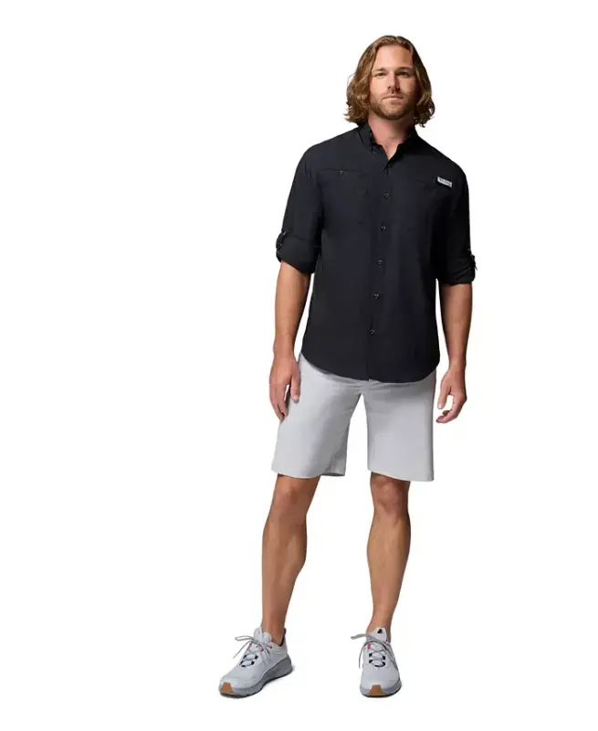 Men's PFG Tamiami II Long-Sleeve Shirt - Black - 2