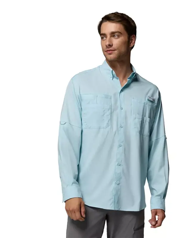 Men's Performance Fishing Gear Tamiami II Long-Sleeve Shirt - Marine Lig - 1