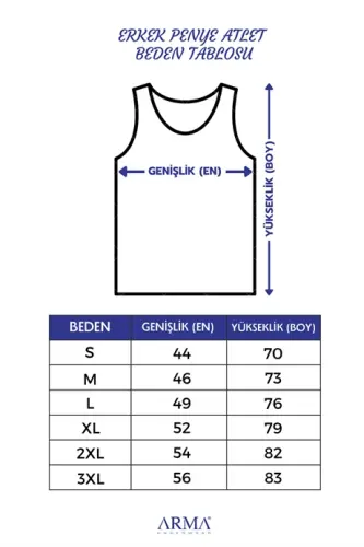 Erkek Premium %100 Pamuk Beyaz Atlet 6'lı Özel Hediye Kutulu Damat Bohçası Çeyiz Seti - 6