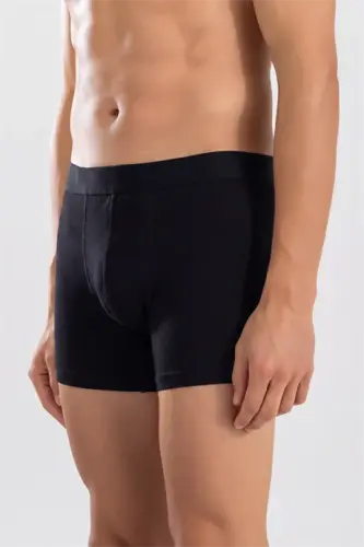 Erkek Premium Bambu Renkli Boxer 6'lı Hediye Kutulu Damat Bohçası ve Çeyiz Seti - 3