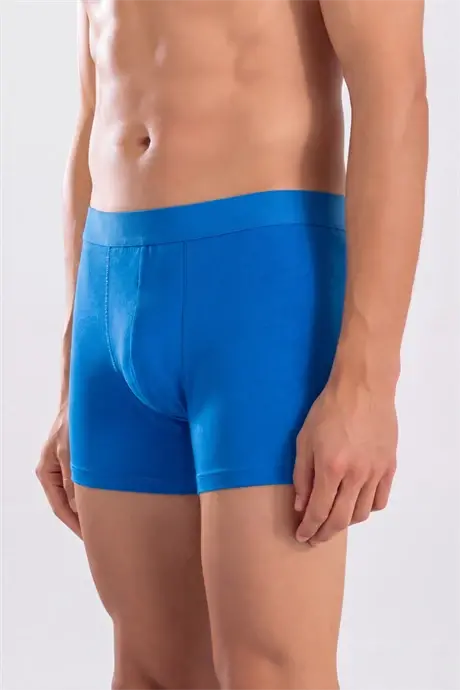 Erkek Premium Bambu Renkli Boxer 6'lı Hediye Kutulu Damat Bohçası ve Çeyiz Seti - 3