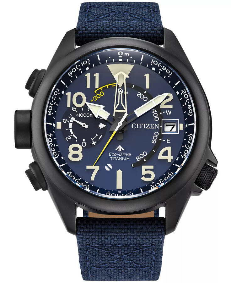 Erkek Promaster Land Eco-Drive Navy Naylon Kordonlu Saat 47mm Navy - 1