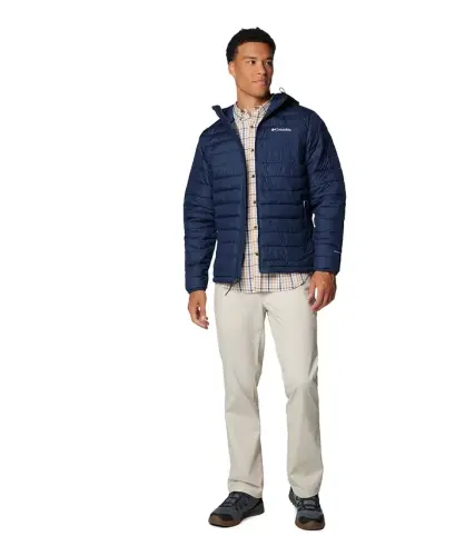 Men's Powder Lite II Hooded Jacket - Collegiate Navy - 2