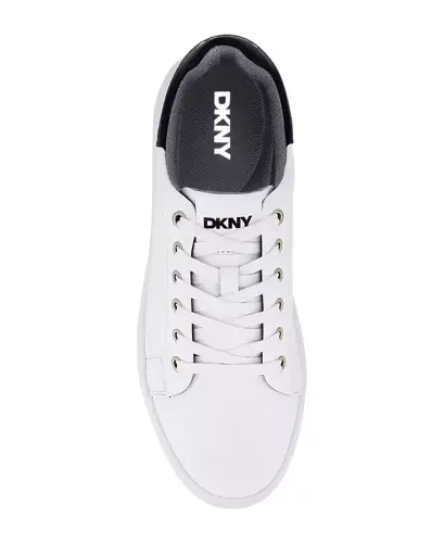 Men's Smooth Leather Sneakers - White - 4