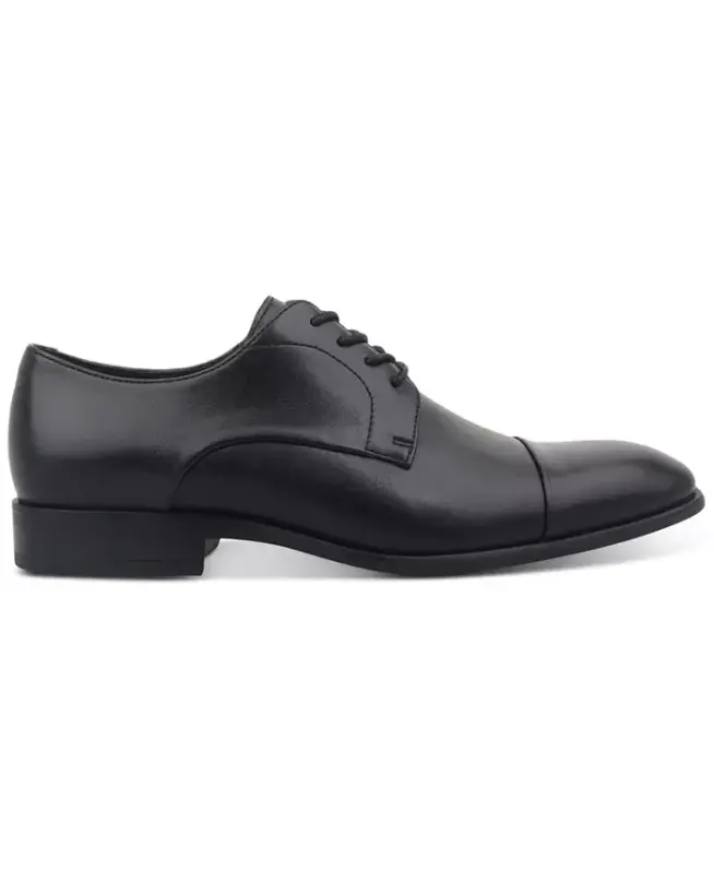 Men's Quinn Cap-Toe Oxford Dress Shoe, Created for Modazone - Black - 2