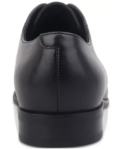 Men's Quinn Cap-Toe Oxford Dress Shoe, Created for Modazone - Black - 4