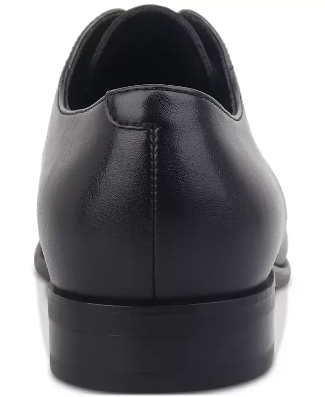 Men's Quinn Cap-Toe Oxford Dress Shoe, Created for Modazone - Black - 4