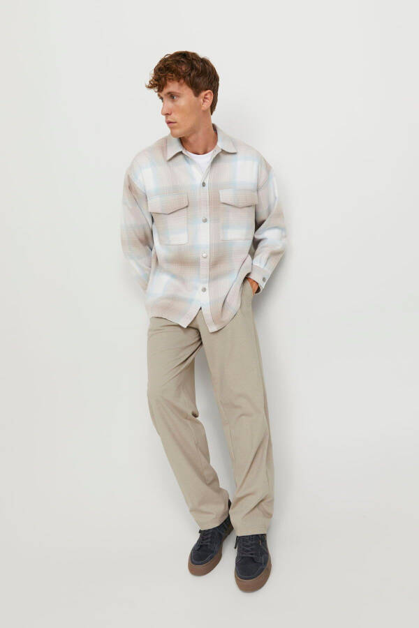 Erkek Rahat Kesim Chino Pantolon - Karl Pierre - Crockery - 7