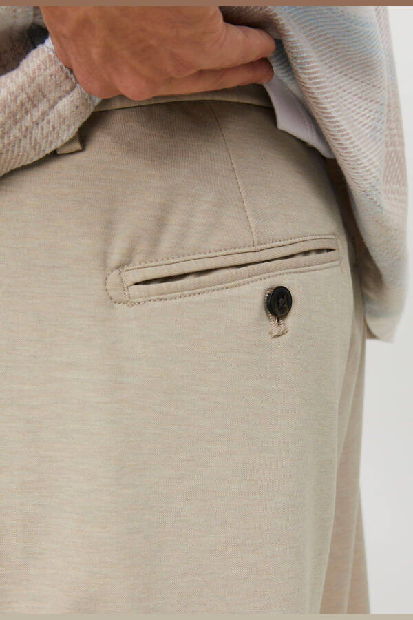 Erkek Rahat Kesim Chino Pantolon - Karl Pierre - Crockery - 8