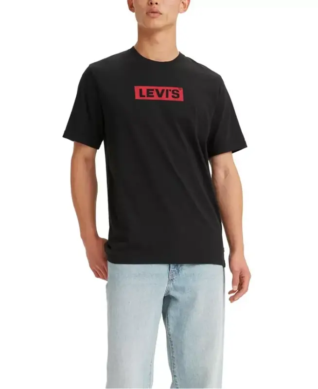 Men's Relaxed Fit Box Tab Logo Crewneck T-shirt - LEVI'S