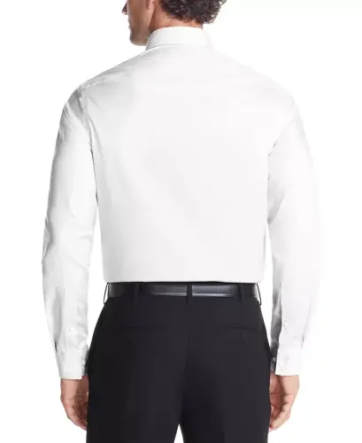 Men's Regular Fit Airsoft Stretch Ultra Wrinkle Free Dress Shirt - MICHAEL KORS (1)