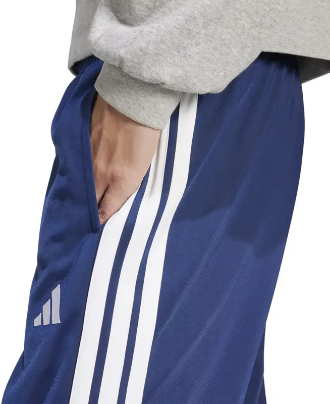 Men's 3-Stripes Tricot Regular Tapered Track Pants-Dkblue - 3