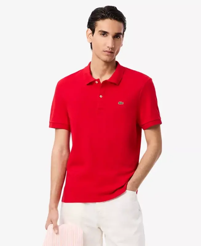 Men’s Regular Fit Soft Touch Short Sleeve Polo - LACOSTE