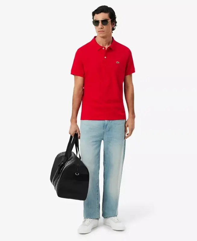 Men’s Regular Fit Soft Touch Short Sleeve Polo - 240 - Red - 3