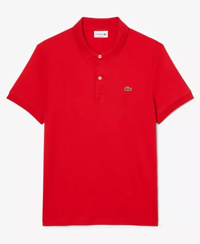 Men’s Regular Fit Soft Touch Short Sleeve Polo - 240 - Red - 6