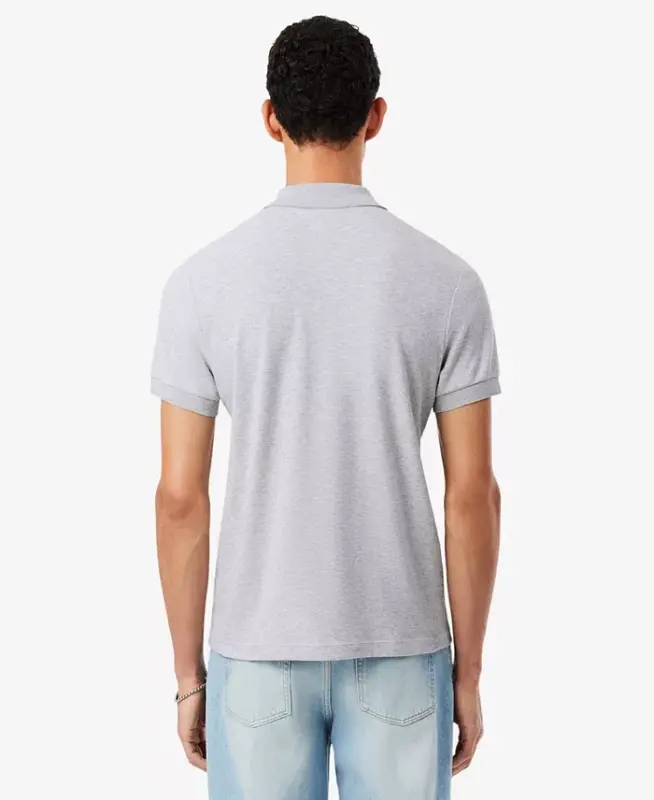 Men’s Regular Fit Soft Touch Short Sleeve Polo - CCA - Silver - 4