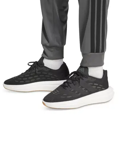 Men's 3-Stripes Tricot Regular Tapered Track Pants - Gresix/bla - 4