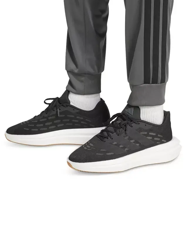 Men's 3-Stripes Tricot Regular Tapered Track Pants - Gresix/bla - 4