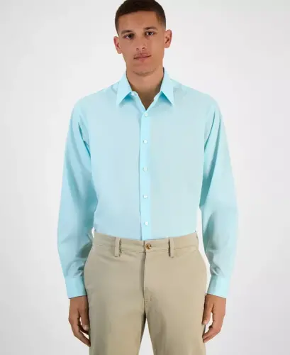 Men's Regular-Fit Dress Shirt, Created for Modazone - Spa Retreat 