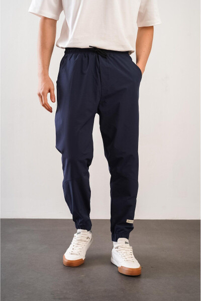 Erkek Relax Fit Kalıp Lastikli Paça Jogger Pantolon - 19